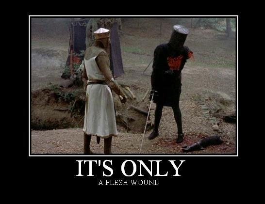 MontyPython-It's only a flesh wound